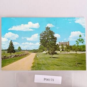 Vtg Surrender Triangle Postcard Appomattox Court House Virginia 70s Civil War